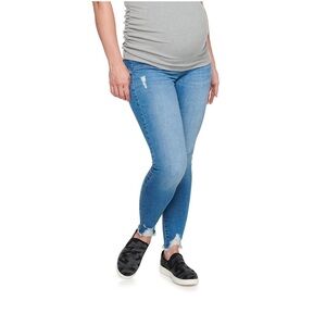 Maternity Sonoma Good For Life Over The Belly Jeggings. Size 10tall medium wash.